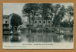 SCEY-SUR-SAÔNE  (70) : " GRANDE RUE PRISE DE LA SAONE " - Scey-sur-Saône-et-Saint-Albin