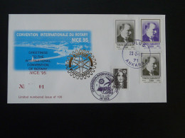 Lettre Cover Convention Rotary International Nice 1995 Turquie Turkey - Covers & Documents