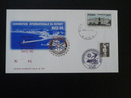Lettre Cover Convention Rotary International Nice 1995 Pologne Poland - Lettres & Documents