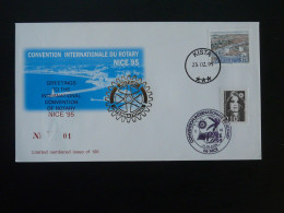 Lettre Cover Convention Rotary International Nice 1995 Suede Sweden - Storia Postale