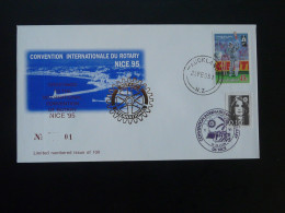Lettre Cover Convention Rotary International Nice 1995 New Zealand - Lettres & Documents