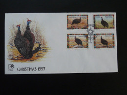 FDC Pintade Guineafowl Namibia 1997 - Perdrix, Cailles