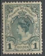 Pays Bas - Netherlands - Niederlande 1898-1923 Y&T N°61a - Michel N°63 * - 1g Reine Wilhelmine - Type II - Neufs
