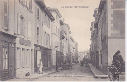 26 - DROME - BOURG DE PEAGE - LA GRANDE RUE ANIMEE - COMMERCES - Bourg-de-Péage