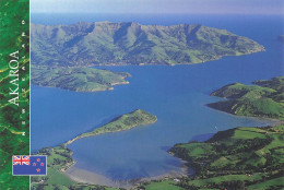 AKAROA -  Aerial View Of Akaroa Harbour And The Onawe Peninsula Akaroa - CC 569 - Nouvelle-Zélande