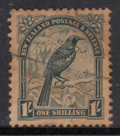 1s Used 1935 Parson Bird New Zealand, Wmk Single. SG567, Cond., Perf Short - Usati