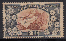 2½d  Used 1936 Mount Cook New Zealand, Wmk Multi. (Perf., 14 X 13½) - Oblitérés