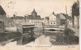 FRANCE - Evreux - Le Pont Du Bois Jollet - ND Phot - Canal - Café Du Bel Ebat - Carte Postale Ancienne - Evreux