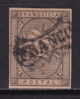 1881 FRANQUICIA POSTAL ALEGORÍA LITERARIA. MARCA PREFILATÉLICA "FRANCO". RARO - Vrijstelling Van Portkosten