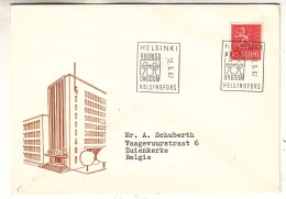 Finlande - Lettre De 1967 - Oblit Helsinki - - Briefe U. Dokumente