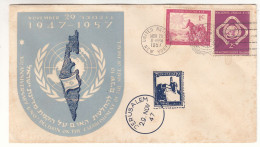 Nations Unies - New York - Lettre De 1957 - Oblit New York - - Briefe U. Dokumente