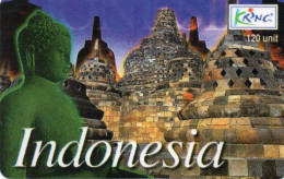 INDONESIA - PREPAID - KRING - MONUMENT - BOROBUDUR TEMPLE - BUDDHA - Indonesia