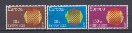 EUROPA - CEPT - Michel - 1970 - CYPRUS - Nr 332/34 - Gest/Obl/Us - 1970