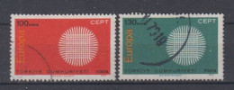 EUROPA - CEPT - Michel - 1970 - TURKIJE - Nr 2179/80 - Gest/Obl/Us - 1970