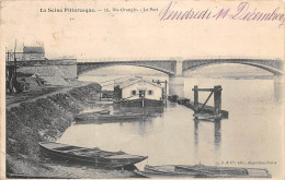 Ris Orangis          91            Le Port . Péniche Habitée. N° 16      (voir Scan) - Ris Orangis