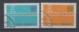 EUROPA - CEPT - Michel - 1971 - TURKIJE - Nr 2210/11 - Gest/Obl/Us - 1971