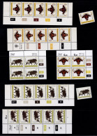 BOPHUTHATSWANA South Africa 1st Definitive Issue - Animals - Collectors Sheet,  29 Control Blocks, 20 MNH Stamps - Bophuthatswana