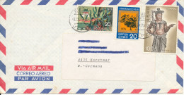 Japan Air Mail Cover Sent To Denmark 3-9-1977 Topic Stamps Folded Cover - Luchtpost