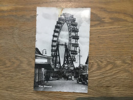 Wien Riesenrad Mit Vignette 1953 - Prater