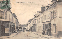 Saint Chéron          91         Grande Rue. Hôtel Du Chemin De Fer       . (voir Scan) - Saint Cheron