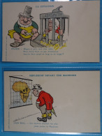 10 CPA Afrique Du Sud Paul Kruger Satiriques (Cartes Postales Artistiques Par Julio) - Satirische