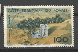 COTE DES SOMALIS PA N° 21 CACHET DJIBOUTI AVION / Used - Autres & Non Classés