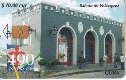 Nº 243 TARJETA DE CUBA DEL BALCON DE VELAZQUEZ - Cuba