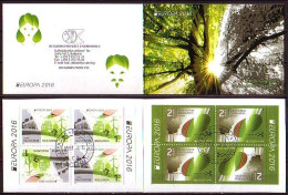 BULGARIA - 2016 - Europa-CEPT - "Pensar En Verde" - Ecologie - Booclete - Carnete - Used - Used Stamps