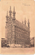 BELGIQUE - Louvain - Hôtel De Ville - Voitures - Carte Postale Ancienne - Leuven