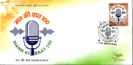 India 2023 MAAN KI BAAT, KANPUR FIRST DAY COVER FDC As Per Scan - FDC