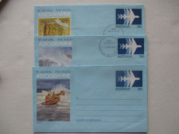 Australia - Lot De 3 Aérogrammes - Aerogramme