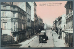 Le Chambon Feugerolles - Carrefour Gambetta Colorisée Orange Tramway Parfait état - Le Chambon Feugerolles