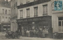 Lille * Coutellerie Parfumerie Maxime VEN DEN BROECK & Cie 26 Rue Du Vieux Marché Aux Poulets * PUB Avis Au Dos - Lille