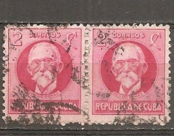 Cuba - Yvert  185 X2 (usado) (o) - Gebruikt