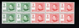 1824732111 1977 SCOTT 91A  (XX) POSTFRIS MINT NEVER HINGED   - BOOKLET PANE QUEEN MARGRETHE - Nuovi