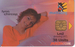 TARJETA DE MALTA DE LYNN CHIRCOP EUROVISION 2003 - Malte