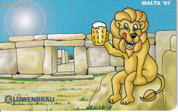 TARJETA DE MALTA DE CERVEZA LÖWENBRAU (BEER) - Malte