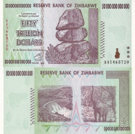 ZIMBABWE 50,000,000,000,000 Dollars 2008 P 90 UNC - Zimbabwe