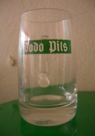 ANCIEN VERRE COLLECTOR BOCK DODO PILS 1962 ILE DE LA REUNION BIERE BEER BRASSERIES DE BOURBON - Bicchieri