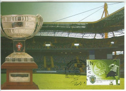 Portugal Football SPORTING Stade Carte Maximum 2005 Soccer Sporting Stadium Maxicard - Clubs Mythiques