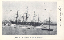 BELGIQUE - Anvers - Navire De Guerre Américain - Carte Postale Ancienne - Antwerpen