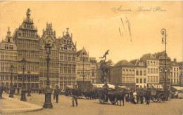 BELGIQUE - Anvers - Grand Place - Carte Postale Ancienne - Antwerpen