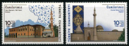 Türkiye 2023 MNH Mosques: Hacı Bayram Veli Mosque & Hunat Hatun Mosque | Architecture - Mosques & Synagogues