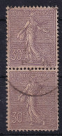 FRANCE 1903 - Canceled - YT 133 - Pair! - 1903-60 Säerin, Untergrund Schraffiert