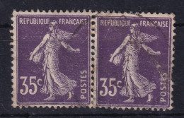 FRANCE 1906 - Canceled - YT 136 - Pair! - 1906-38 Semeuse Camée