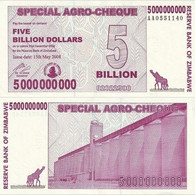 ZIMBABWE 5 000 000 000 Dollars 2008 P 61 UNC - Zimbabwe