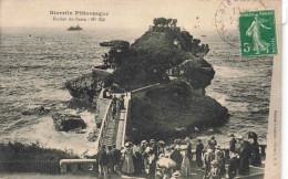 FRANCE - Biarritz Pittoresque - Rocher Du Basta - Animé - Carte Postale Ancienne - Biarritz