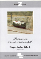 Catalogue FREUDENREICH FEINWERKTECHNIK 1997 Spur Z 1:220 Bayerische EG1 - German