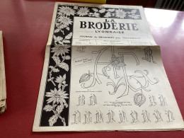 La Broderie Lyonnaise   Journal De Broderie Pour Trousseaux  Numéro  1151 - Autres & Non Classés