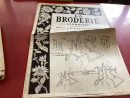 La Broderie Lyonnaise Journal De Broderie Pour Trousseaux Numéro 1147 - Andere & Zonder Classificatie
